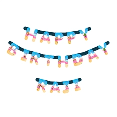 Candyland Theme DIY Birthday Banner Letters & Numbers Set